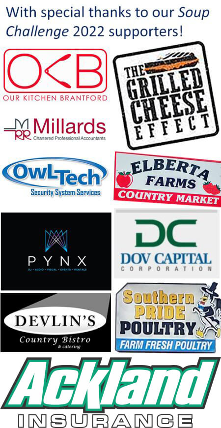 Sponsor logos.